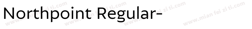 Northpoint Regular字体转换